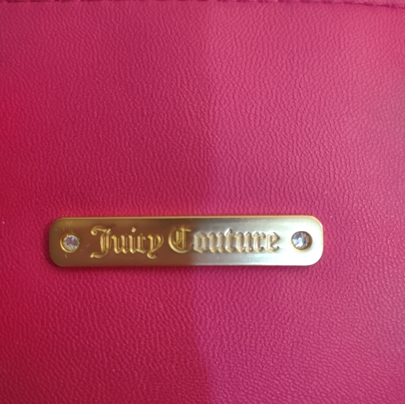 Juicy Couture Large Hot Pink & Black Sequins Shoulder Bag Tote - Picture 8 of 8